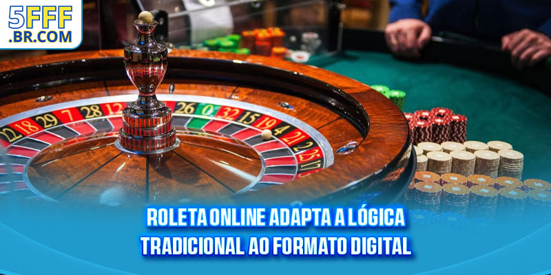 Roleta online adapta a lógica tradicional ao formato digital